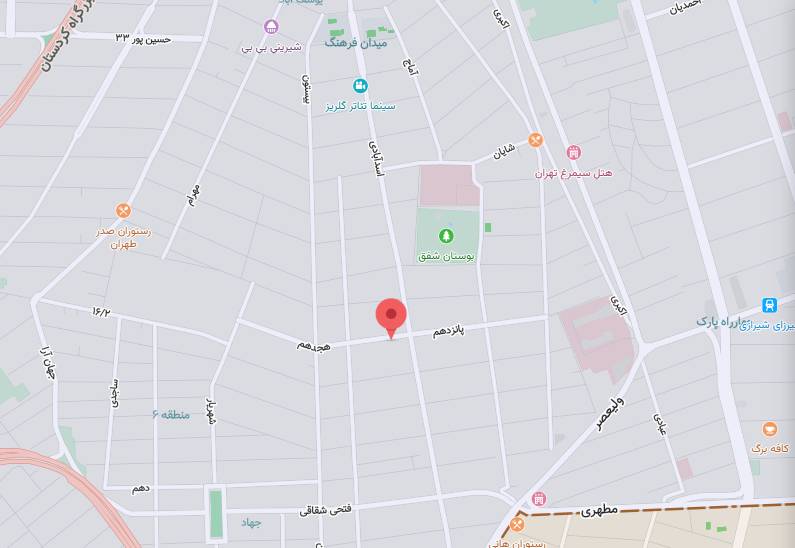 موقعیت مکانی ما